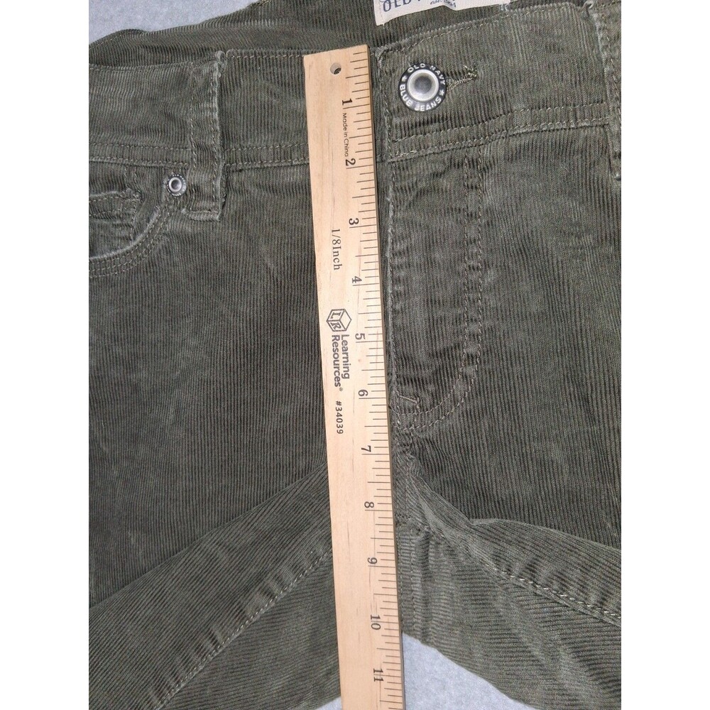 NWT! Old Navy Denim OND Ultra Low Rise Skinny Corduroy Pants Womens 12 Brown Y2K - Picture 9 of 16